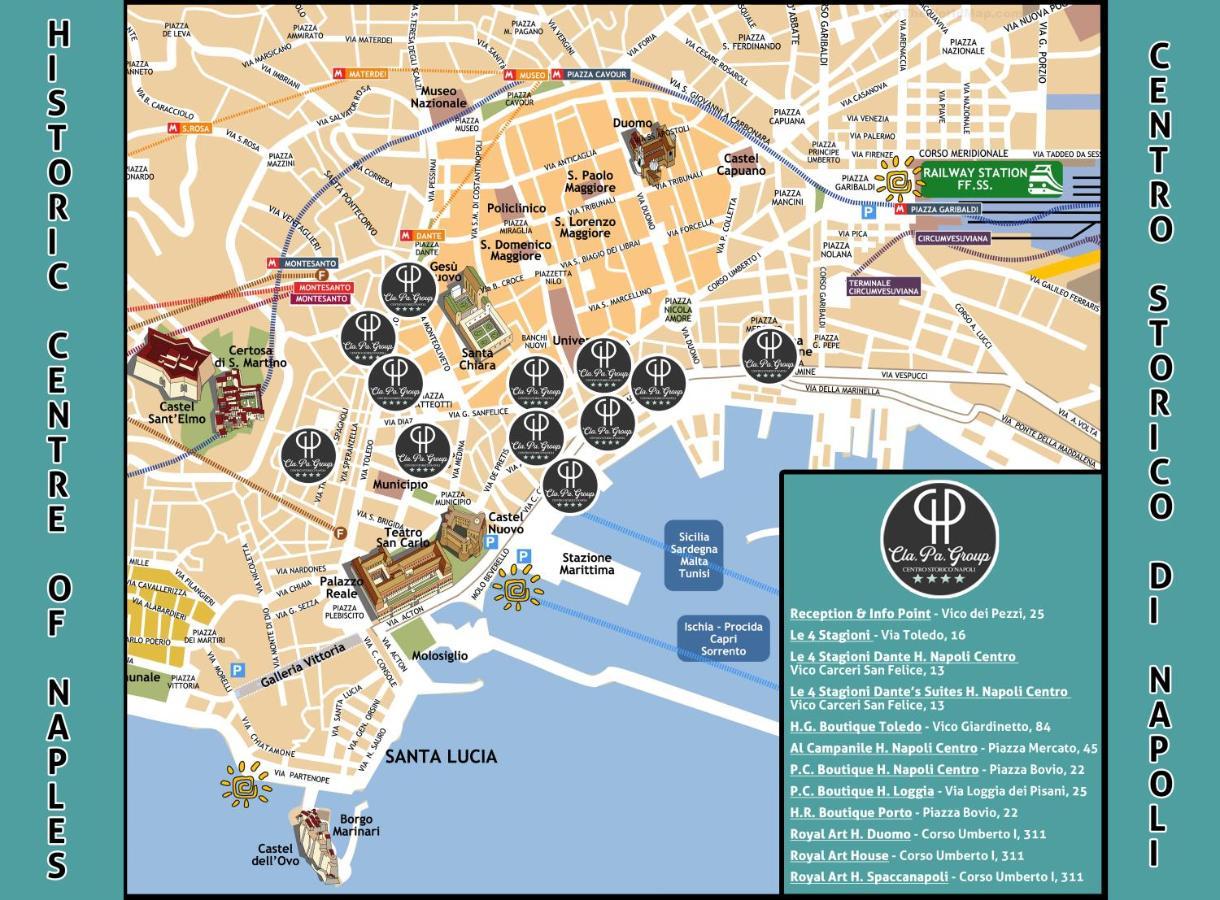 Affittacamere Le 4 Stagioni Dante H Centro, By Clapa Group Napoli